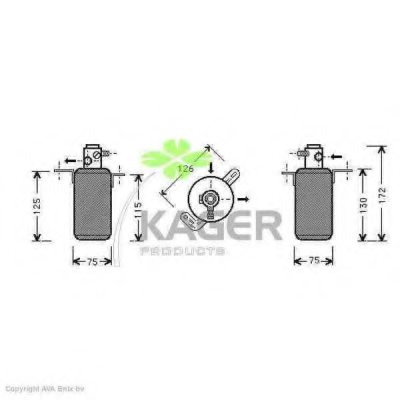 KAGER 94-5224 Dryer, air conditioning